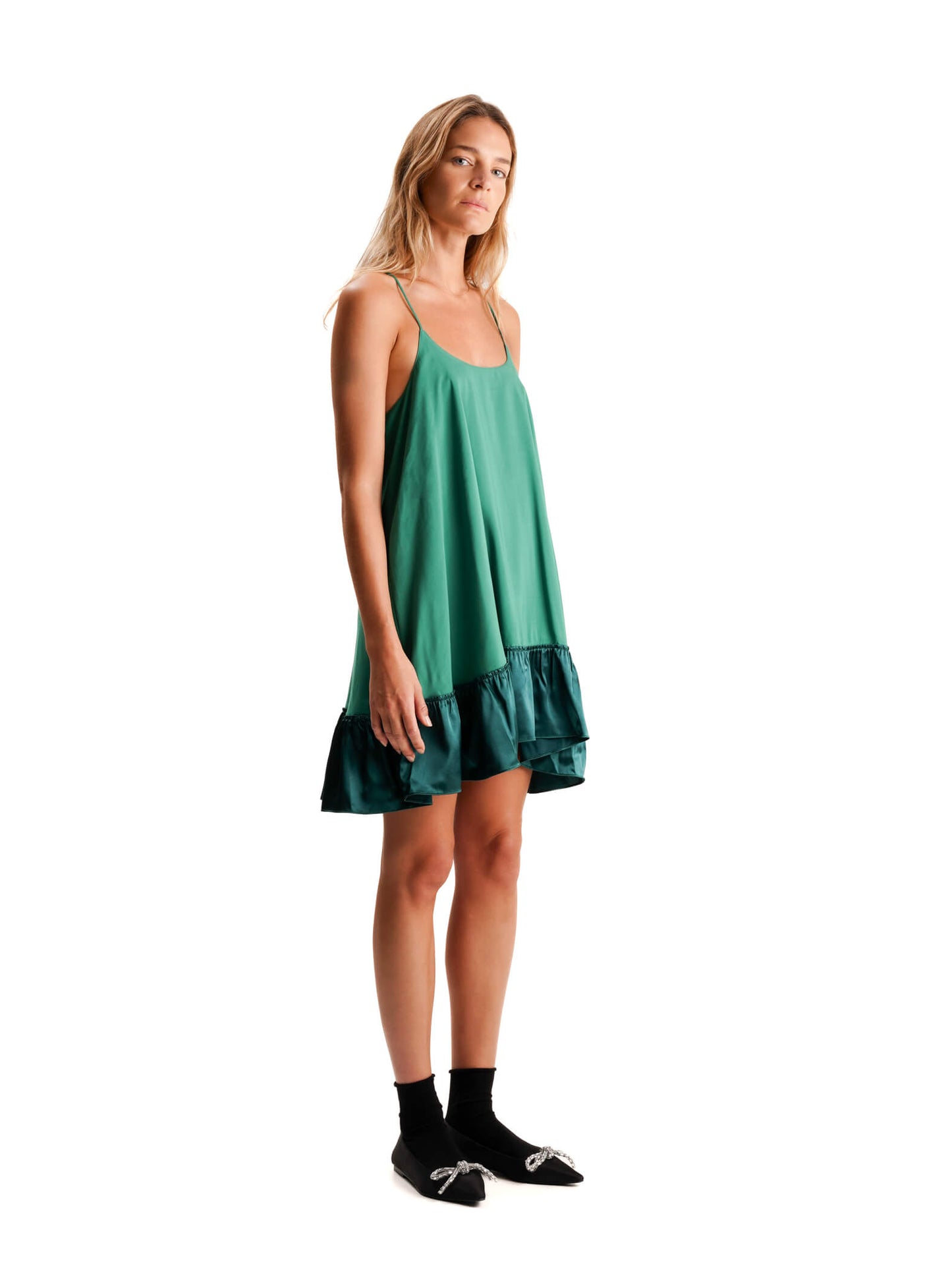 LILLY DRESS IN GREEN