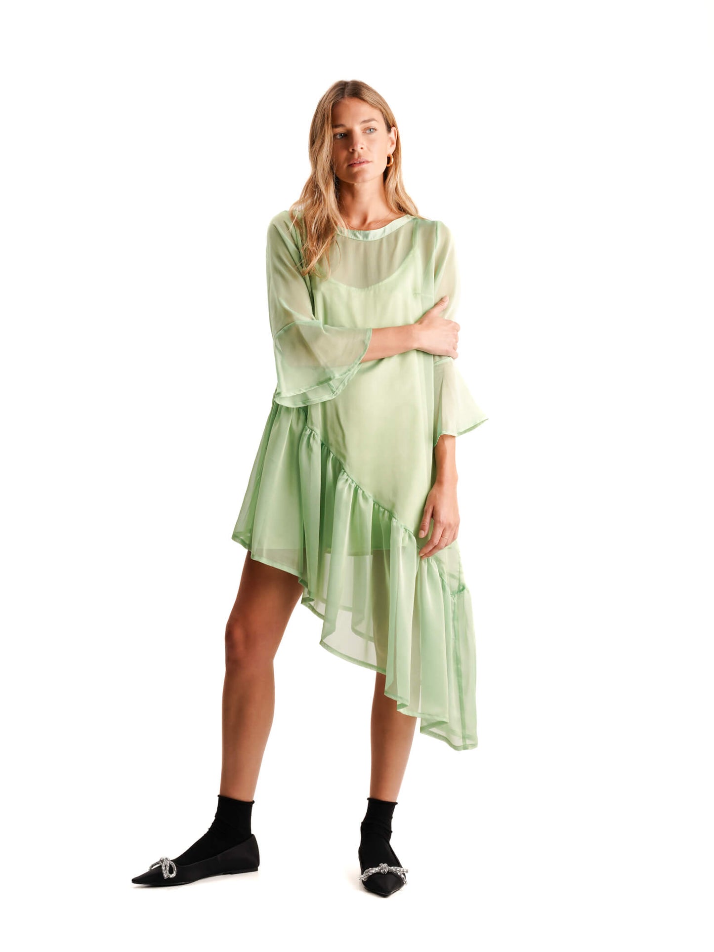 VALENTINA DRESS IN GREEN