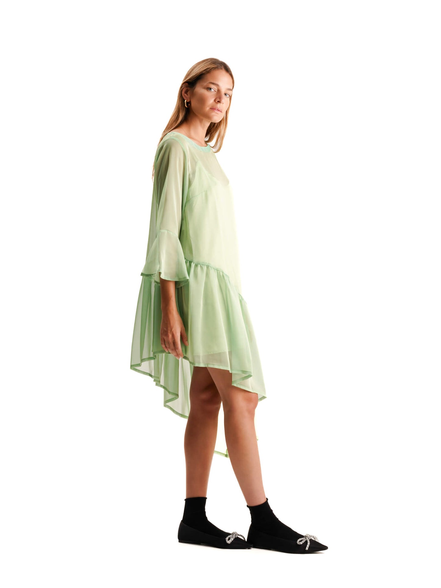 VALENTINA DRESS IN GREEN