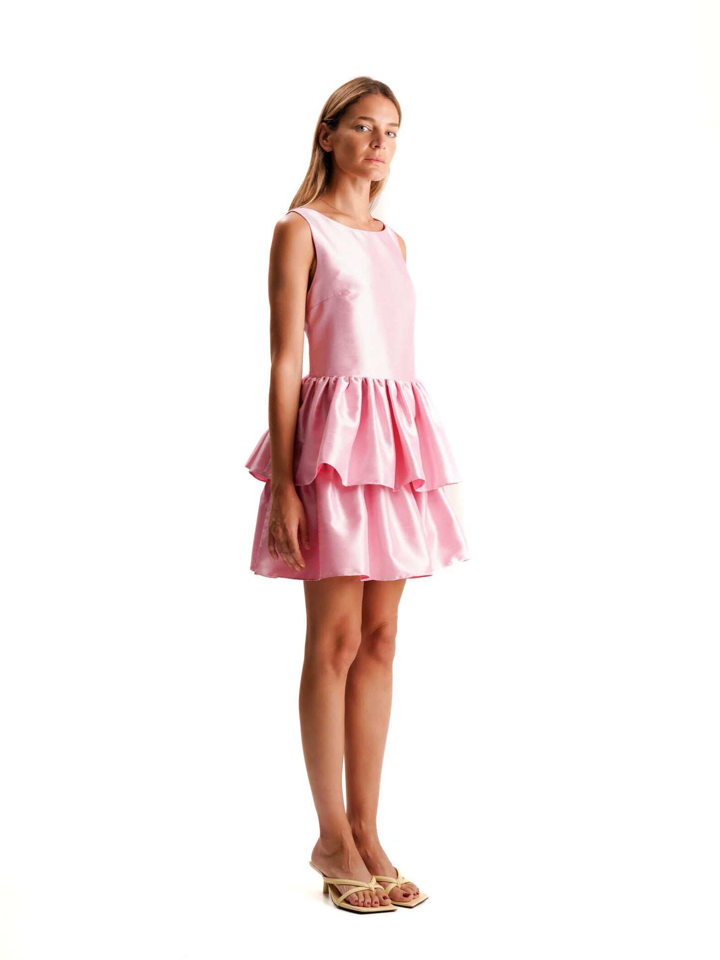 RITA DRESS IN BUBBLEGUM